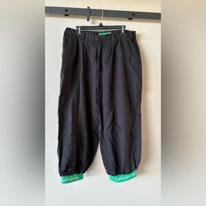 Golfknickers.com Pants Mens 34 Black Knickers Capri Golf Elastic Cuff Pleated